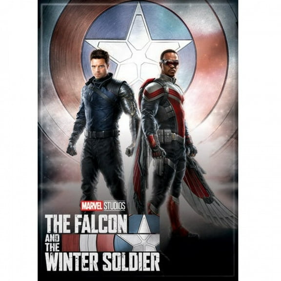 Magnet: Marvel Falcon  Winter Soldier Movie Poster