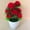 Red, variant on Bonsai Fake Flower Study Room Home Tabletop Decoration Artificial Potted Plants Faux Rose Flowers Garden Home Indoor Outdoor