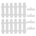 thumbnail image 1 of LIFKOME 1 Set of PVC Fence White Decorative Fencing for Outdoor Use with Plug-in Installation, 1 of 8