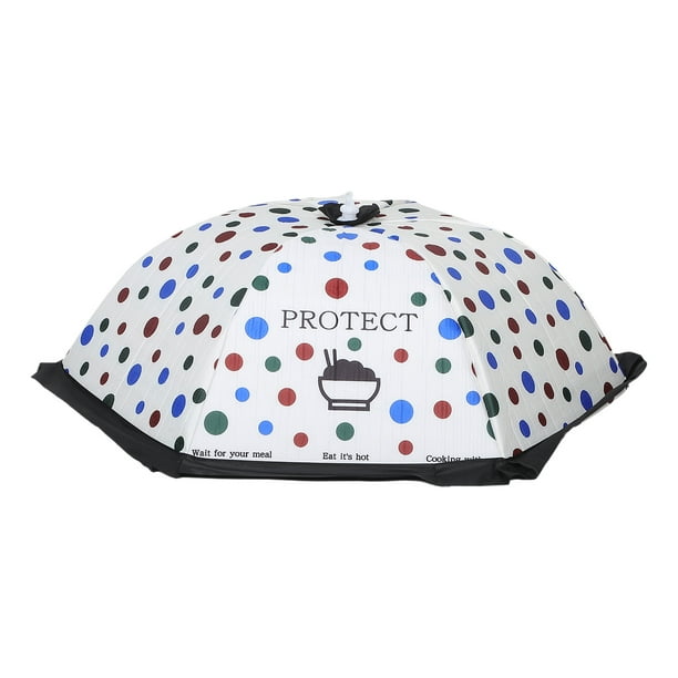 GOOHOCHY Red de comida plegable para picnic al aire libre, cubierta de comida, carpa de comida plegable y reutilizable, protector de platos para accesorios de cocina