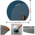 thumbnail image 3 of EMOWRASUL Drain Plug Bathtub Drain Tub Stopper - Floor Drain Deodorant Cover Drain Stopper (Blue), 3 of 8