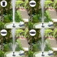 thumbnail image 3 of Fuente solar, fuente exterior, baño para pájaros, fuente para piscina, jardín, fuente para piscina, decoración de patio, 3 of 5