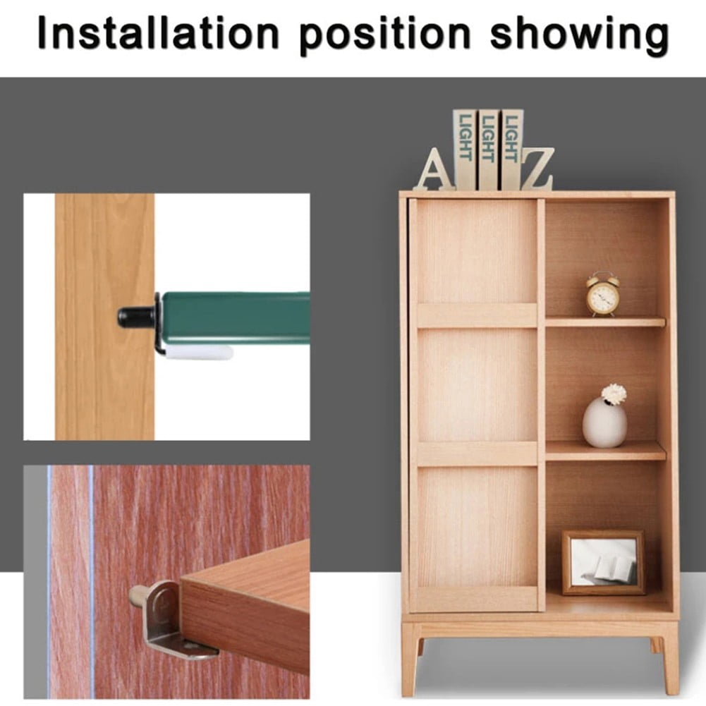 BCLONG 20pcs Shelf Support Studs Pegs Pins 5mm L-Shaped Cabinet Bracket Bronze