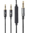 thumbnail image 1 of Cable con conector jack en capas para auriculares Sol Republic Master Tracks, con botones, color negro, 1 of 5