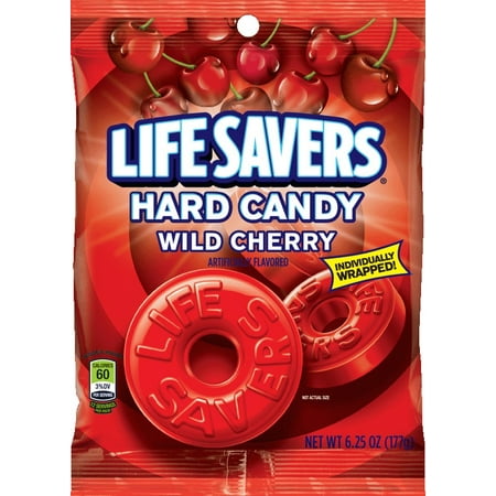 UPC 019000085085 product image for Life Savers Wild Cherry Hard Candy Bag, 6.25 oz | upcitemdb.com