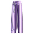 thumbnail image 5 of Costeam Womens Striped Wide Leg Pants Drawstring High Elastic Waist with Side Pockets Loose Fit Straight Leg Lightweight Soft Breathable Casual Long Trousers Comfy Relaxed Fit Bottoms, 5 of 6