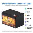 thumbnail image 3 of Pirate Battery Battery Hgl10-12 Fullriver 12V (12 Volts) 9ah/20hr Replacement, 3 of 9