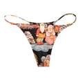 thumbnail image 5 of Women's Soft Christmas Print Breathable Panties Thong Panties Womens Cotton Underwear, 5 of 5