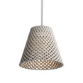 thumbnail image 6 of Golden Lighting Clarus 14in Integrated LED Pendant in White Sandstone Cement, 6 of 7