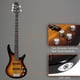 thumbnail image 3 of Bajo Eléctrico Ktaxon de 5 Cuerdas con Amplificador de 20W Color Atardecer, 3 of 7