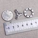 thumbnail image 5 of Titanium Steel Keychain Pocket Suspension Clip Keyring for Friends Father, 5 of 5