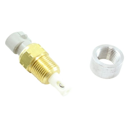 Aem Inlet Air Temp Sensor - AEM PERFORMANCE ELECTRONICS 30-2010 AIR TEMP SENSOR KIT. 3/8IN NPT. INCLUDES: AIR TEMP SENSOR, 3/8IN NPT ALUMINUM BU