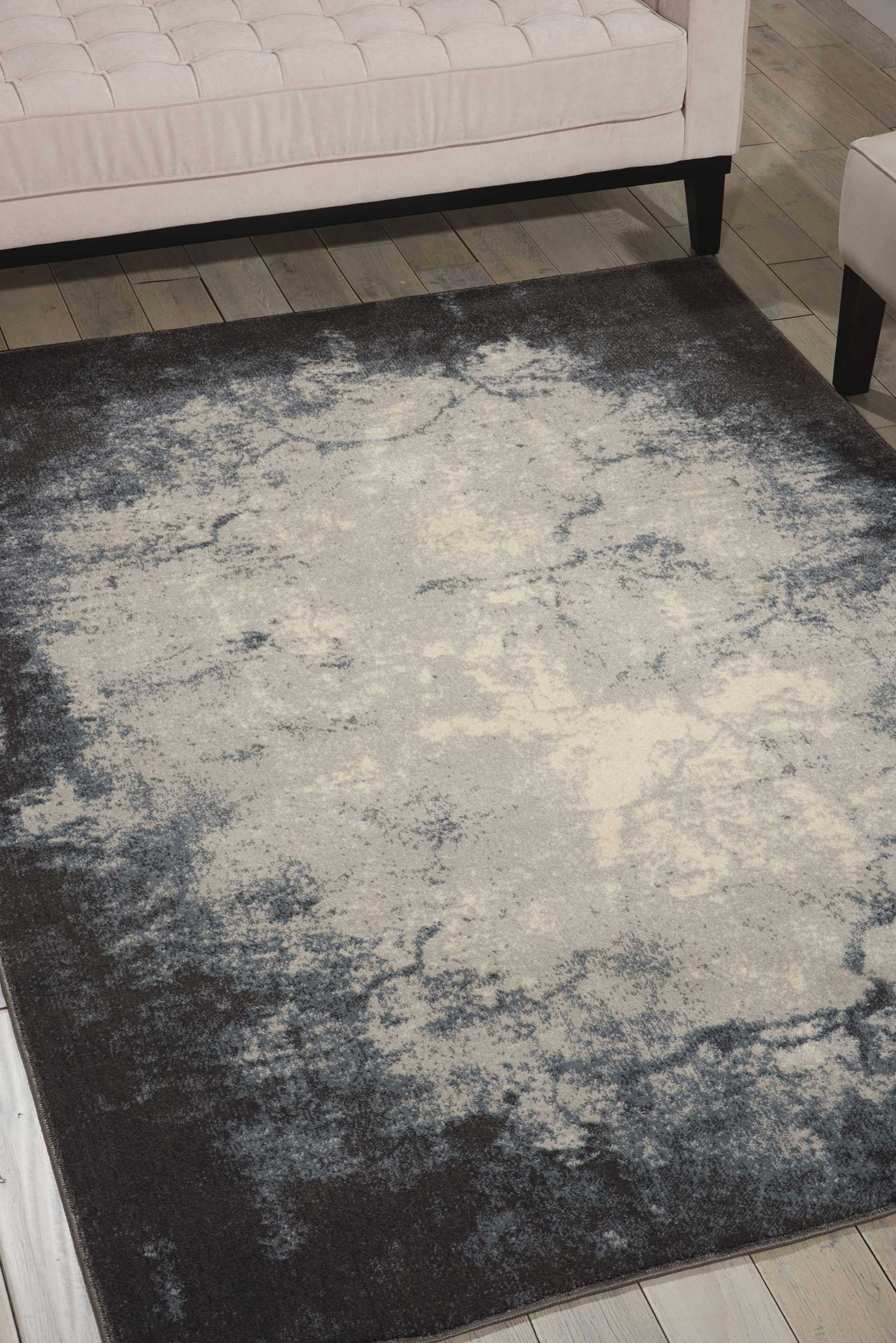 Nourison Maxell Abstract Ivory/Grey Area Rug