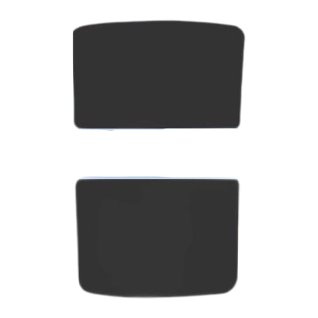 2x parasol para techo solar, cubiertas para techo corredizo de coche, protección solar de Metal con memoria, cubierta para techo solar, mantiene Negro