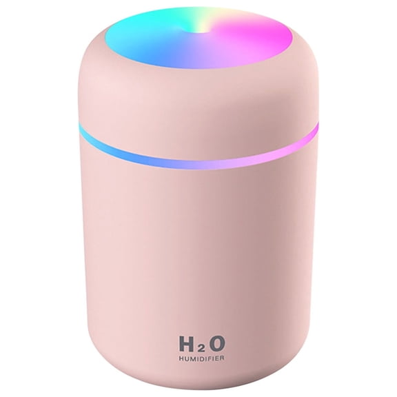 UNLLLL Portable Humidifier 300ml Cool Mist Humidifier with Night Light, for Home, Outdoor, Car