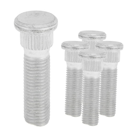 5 Pcs M12x1.5 Wheel Lug Stud for Chrysler 200 2011-2014 Front Rear Wheel Stud Bolt Set No.6508707AA Alloy Steel Silver Tone