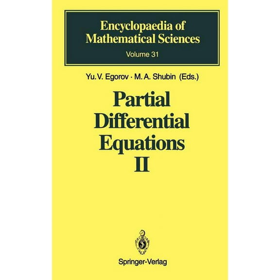 Encyclopaedia of Mathematical Sciences Partial Differential Equations II: Elements of the Modern Theory. Equations with Constant Coefficients, Book 31, (Hardcover)
