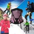thumbnail image 5 of Bufanda de ciclismo polaina para el cuello bicicleta suave transpirable cara cuello cubierta rosa Cubierta transpirable para el cuello y la cara., 5 of 5