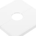 thumbnail image 3 of OUNONA 2Pcs Wall Plate Blank Outlet Covers Wall Plate White Plastic For Frequent Movers Home Use, 3 of 8