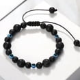 thumbnail image 6 of HOOUN Evil Eye Opal Tiger Eye Stone Beaded Healing Adjustable Bracelets For Men Women-Style 5, 6 of 8