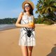 thumbnail image 3 of Fotbe Spiders On The Web 1 Vestido de Verano sin Mangas para Mujer – Vestido Midi Línea A, Estilo Camiseta Floral, Vestido Playero Casual y Fluido, 3 of 7