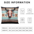 thumbnail image 5 of QZHH  Western Boho Throw&nbsp;Pillow&nbsp;Covers Cow Dream Catcher Cushion&nbsp;Covers Pillow&nbsp;Covers Ethnic Tribe Arrow Aztecative Pillow Covers Retro Vintage Exotic Skull Bohemian Green, 5 of 5
