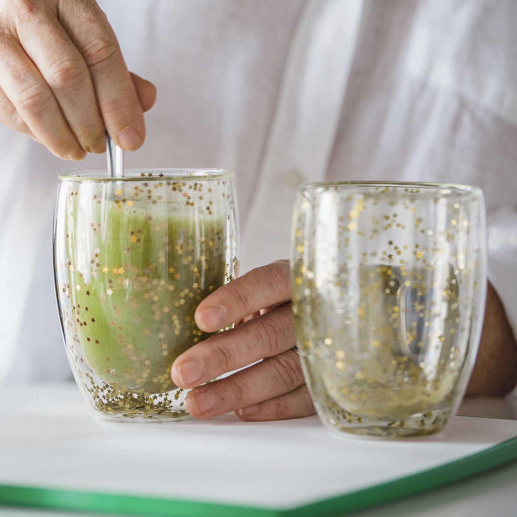 Sipology: Fizzy Matcha Sours - Candy Peach - Sparkling Beverage Powder Mix,Japanese Matcha, 2.33 oz, 15 Stick Pack