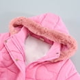 thumbnail image 5 of KAUOD Girls Fleece-Lined Parka Coats Winter Padded Quilted Puffer Outwear Teen Kids Windproof Warm down Jackets with Pockets, 5 of 9