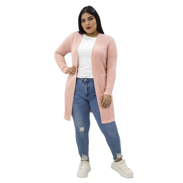 Ensamble Talla Extra con Dos Bolsas al Frente Locura Ndfc058