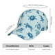 thumbnail image 2 of Fotbe Turtle Gorro Clásico de Béisbol, Gorra Ajustable con Broche Snapback, Gorro de Exterior de Algodón Suave, 2 of 6