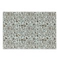 thumbnail image 1 of Coffee Cutting Board, Cool Drink Coffee Time Americano Mocha Espresso Heart Banner Cakes Cups Monochrome, Decorative Tempered Glass Cutting and Serving Board, Small Size, Brown White, by Ambesonne, 1 of 1