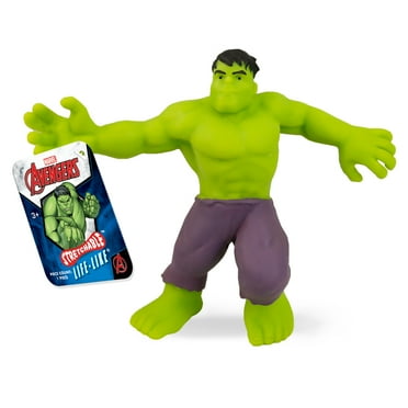 Ja-Ru Disney and Marvel Life-like Realistic Hulk Character Stretchy Squish Action Toy(Selections May Vary)