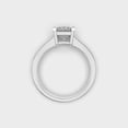 thumbnail image 4 of 1 Carat Beautiful IGI Certified Lab Grown Diamond Engagement Ring for Women 10K White Gold | Princess Cut Lab Created Solitaire Diamond Rings | Size 7 Diamond-Capitals, 4 of 8