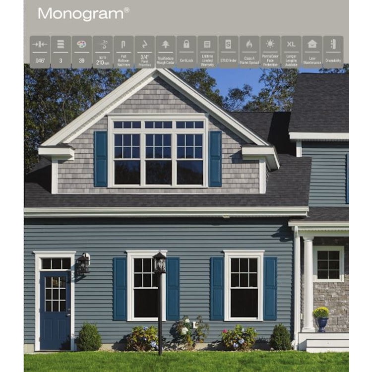 Monogram® Horizontal Vinyl Siding Products - CertainTeed