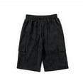 thumbnail image 5 of Spazoro Kids Girls Casual Shorts, Homewear Elastic Waist Solid Color Summer Comfortable Fit Pants for Child Girls Boys Black Size 6 T, 5 of 5