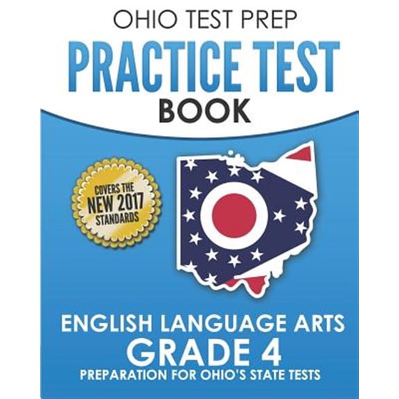 Pre-Owned OHIO TEST PREP Practice Test Book English Language Arts Grade 4: Preparation for Ohio's State Tests (Paperback) by O Hawas