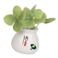 thumbnail image 3 of Adorno de planta artificial Sincero diseño de maceta de Resina decoración de coche regalo para escritorio de oficina, 3 of 10