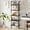 Dark Walnut, variant on Tcbosik Bookcase, Ladder Shelf, Wooden Open Bookshelf ,5 Tier Wood Wall Mounted Open Display Storage Shelves for Home, Office, Collection, White