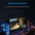 thumbnail image 4 of Byone 27 inch 75Hz 1920 x 1080 1080P FHD Frameless Curved Screen Gaming Desktop Low blue Light Borderless Monitor for PC Computer with HDMI VGA interface Black, 4 of 7
