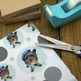 thumbnail image 3 of Terrier Puppy Dog Nice Cap Hat Premium Gift Wrap Wrapping Paper Roll, 3 of 5