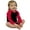 Black/Red, variant on <![CDATA[Interlock Long Sleeve Raglan Bodysuit,  Black/Red,  0-3 m]]>
