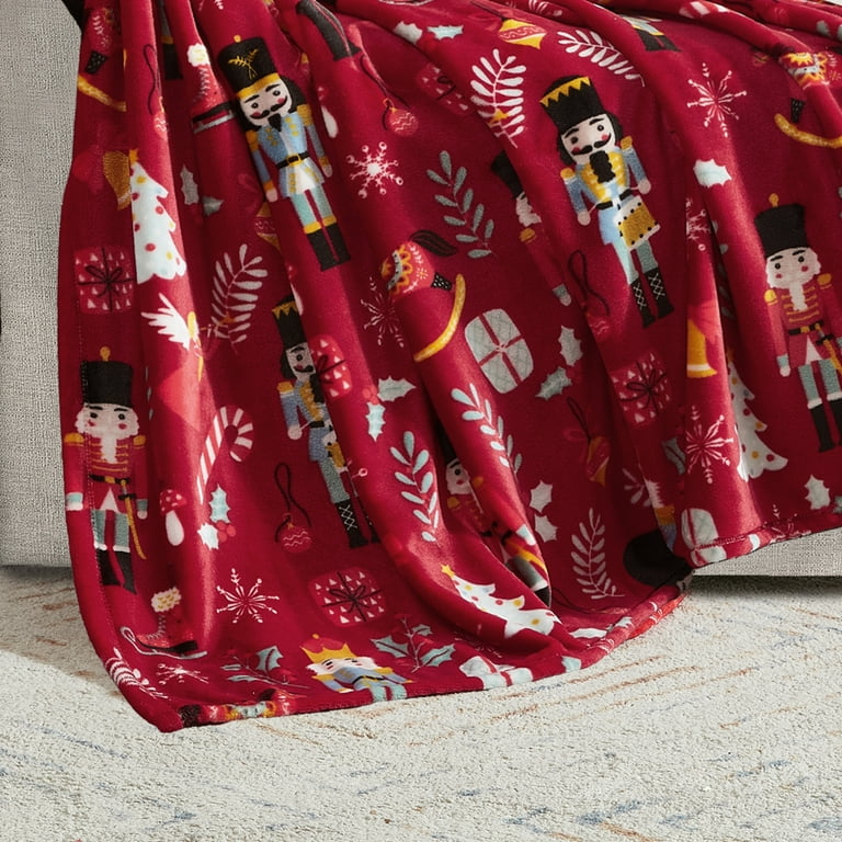 Nutcracker fleece blanket hotsell