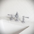 thumbnail image 4 of Water Creation 4.81" Lever Handles Brass Faucet in Silver/Chrome, 4 of 8