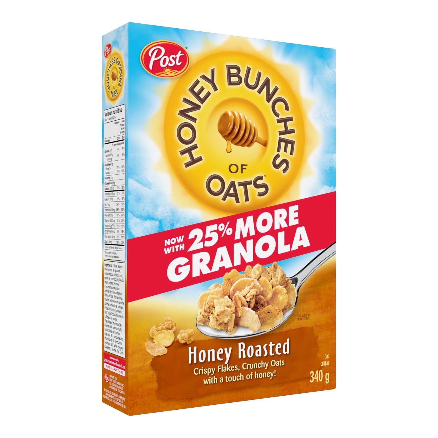 Post Honey Bunches of Oats Honey Roasted Cereal, Honey Roasted Cereal 340g