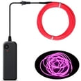 thumbnail image 1 of Wire Neon Light Cord El Cable Neon Wire For Halloween Christmas Parties And Party Lights (Pink, 3m), 1 of 7