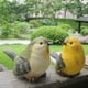 thumbnail image 3 of Estatua de pájaros de jardín al aire libre, paquete de 2, de animales de resina Macarena Emulación Pájaro Decoración de jardín rural Decoración de escritorio Regalo de Navidad Par Creativo, 3 of 6