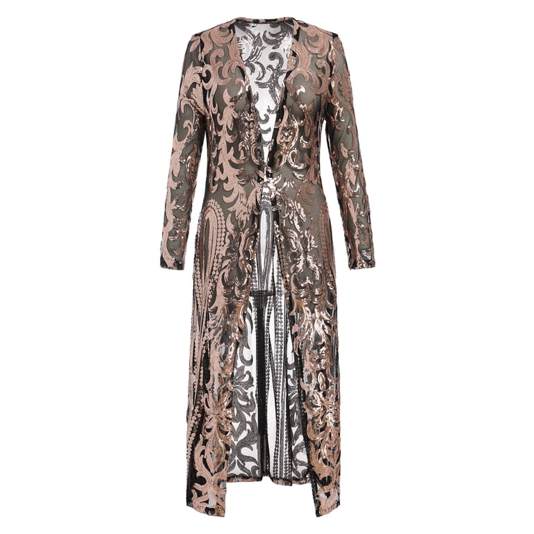 multi glitter dress Sequin Wavy Multicolor / M modest