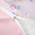 thumbnail image 4 of meiyoeat Rainbow stars Print Kids Bedding, Colorful Cartoon Pattern Duvet Cover Full For Girl,Pink Reversible,3-Piece,1 Duvet Cover and 2 Pillowcases, 4 of 6