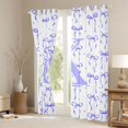 thumbnail image 3 of Manfei Kawaii Bow Personalized Initial K Blackout Curtains Set of 2 (52x84 Each) for Girls,Polka Dots Bowknot Alphabet Window Curtains for Kids Teens,Lightweight Room Decor, 3 of 6