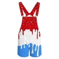 thumbnail image 5 of WhouRiu Girls Casual Sleeveless Jumpsuits Ice Cream Print Loose Overalls With Pockets Kids Summer Lightweight Breathable Cute Onesies,12-13 Years, 5 of 5